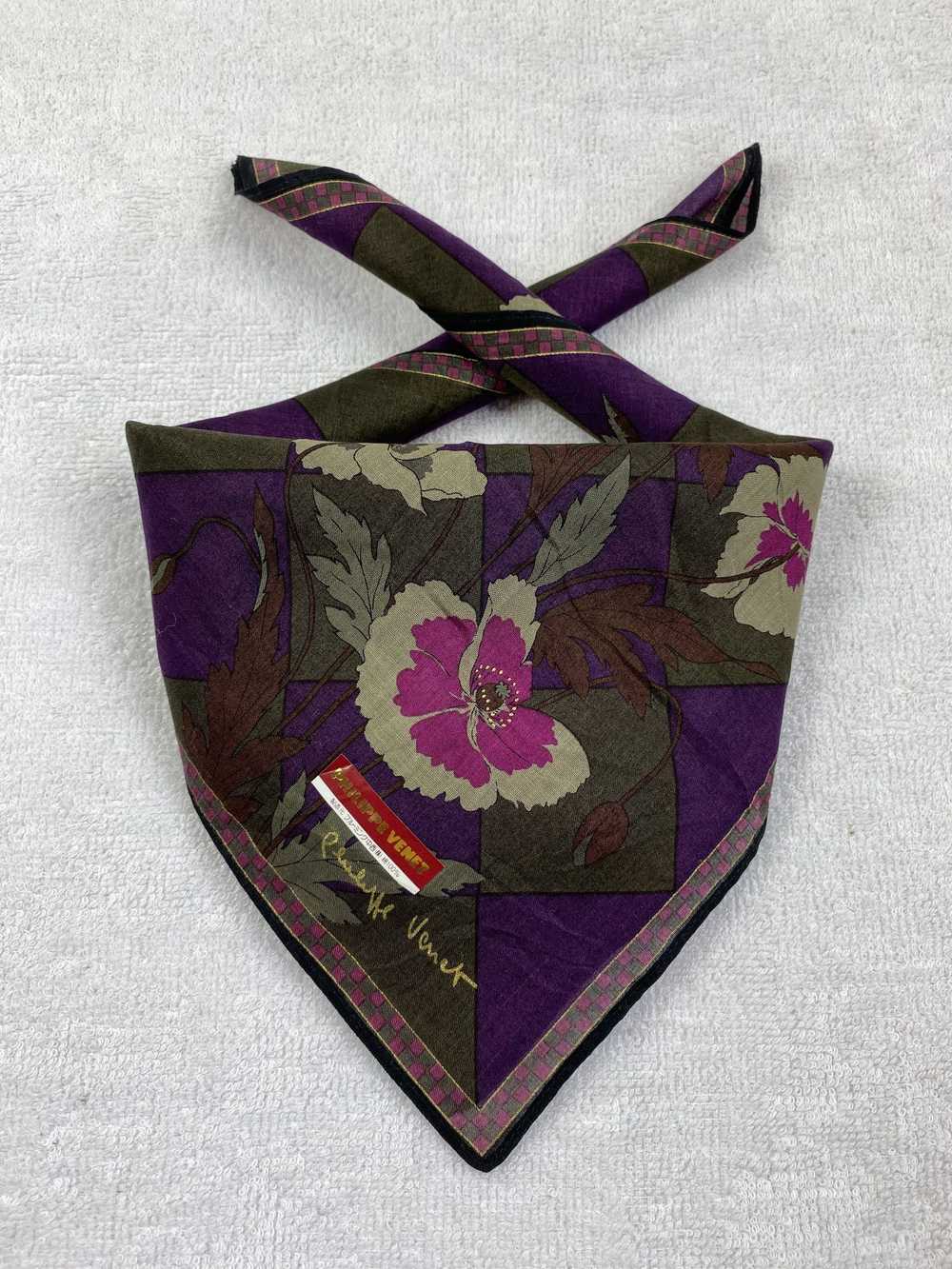 Philippe V × Vintage Philippe Venet Handkerchief … - image 1