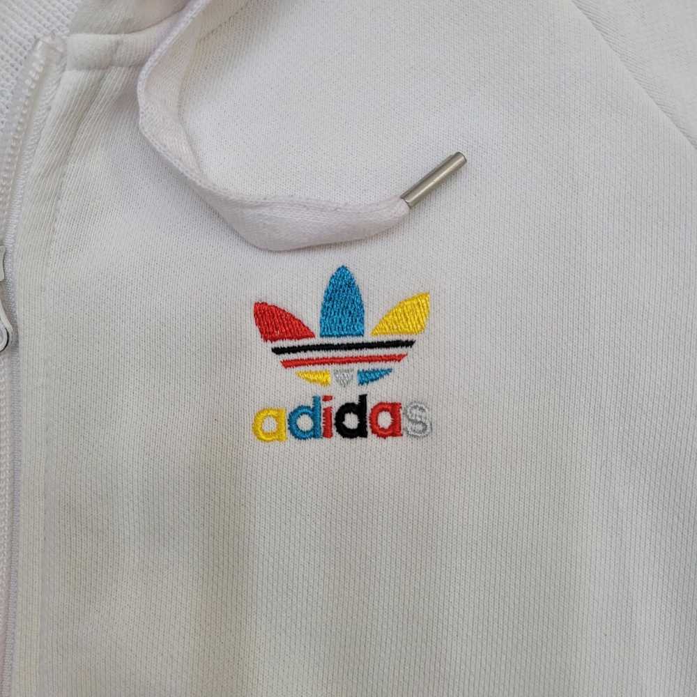 Adidas ADIDAS Colorful Hoodie Womens XS 15x24 Whi… - image 10