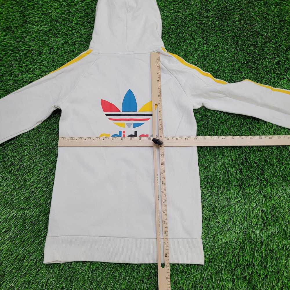 Adidas ADIDAS Colorful Hoodie Womens XS 15x24 Whi… - image 5