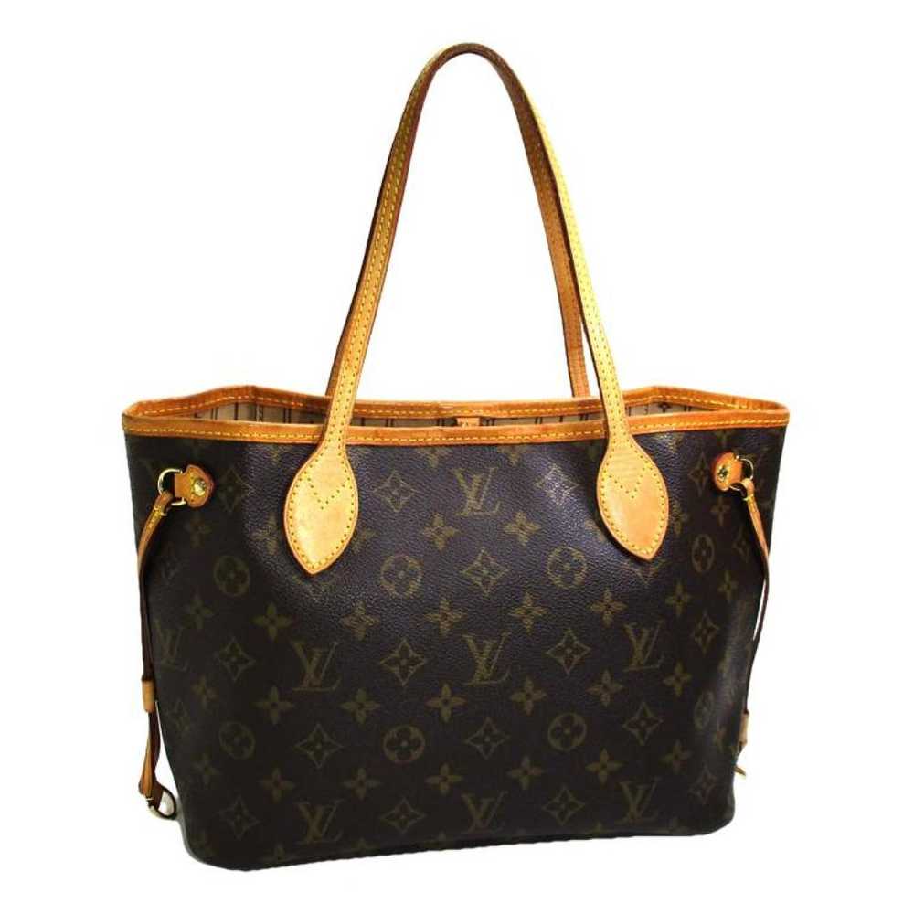 Louis Vuitton Neverfull leather handbag - image 1