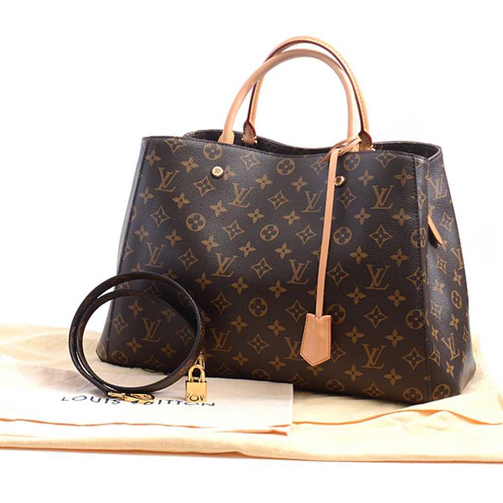 Louis Vuitton Montaigne leather handbag - image 10