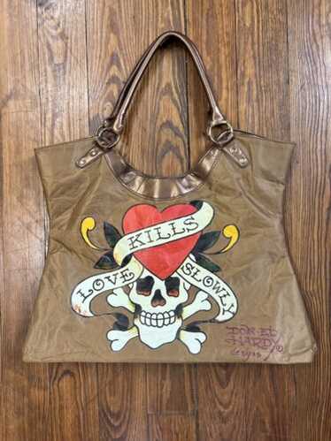 バッグ vintage ed hardy design bag Ed Hardy Backpack, Don - Ed Hardy Designs, Red, Blue, Skull