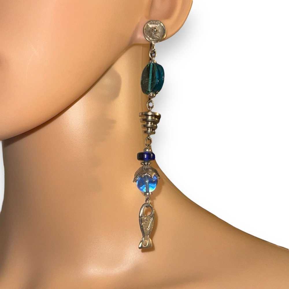 Other Long beaded dangle earrings - image 3