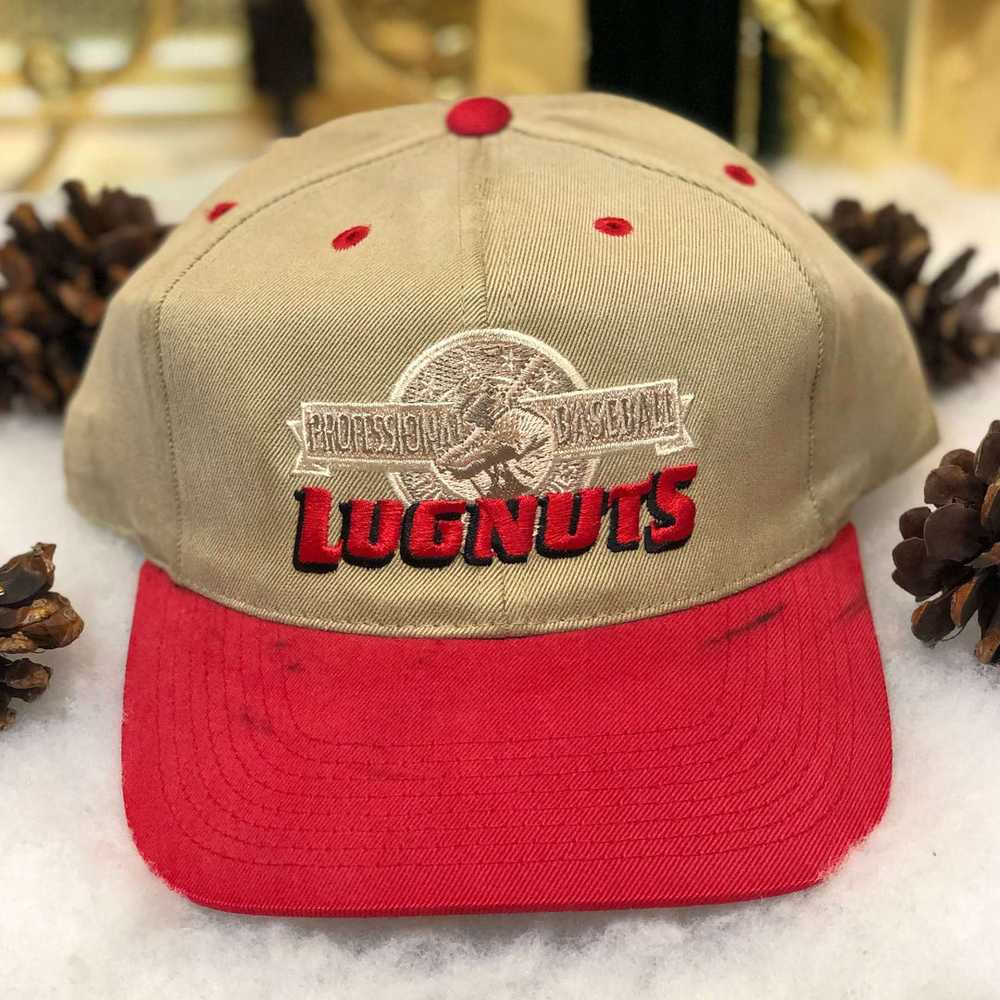 Vintage MiLB Lansing Lugnuts Outdoor Cap Strapbac… - image 1