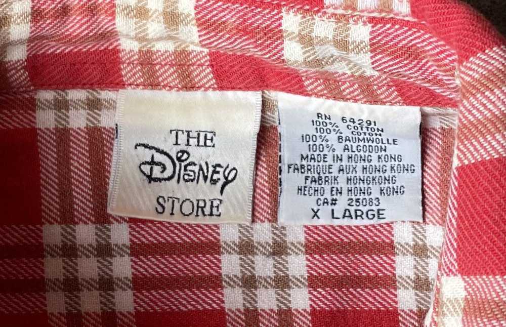 Disney Vintage 90s Disney Store Plaid Mickey Mous… - image 2