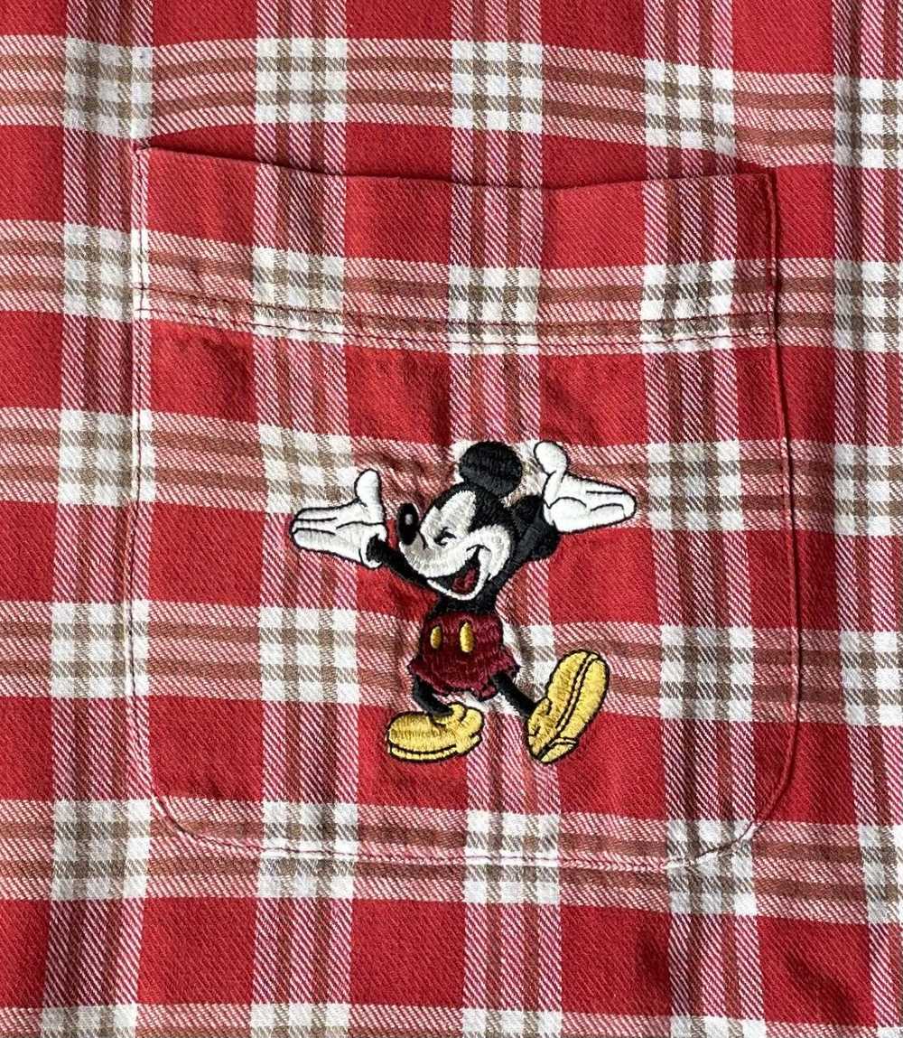 Disney Vintage 90s Disney Store Plaid Mickey Mous… - image 3