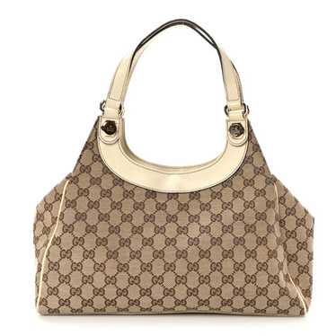 GUCCI Monogram Medium Charmy Shoulder Bag Off Whi… - image 1