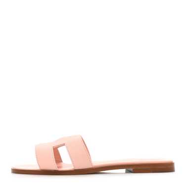 HERMES Epsom Oran Sandals 39 Rose Pale - image 1