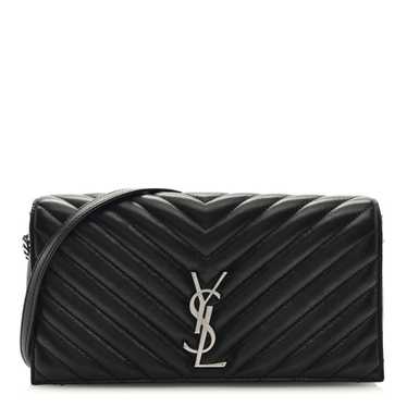 SAINT LAURENT Lambskin Monogram Kate 99 Baguette … - image 1