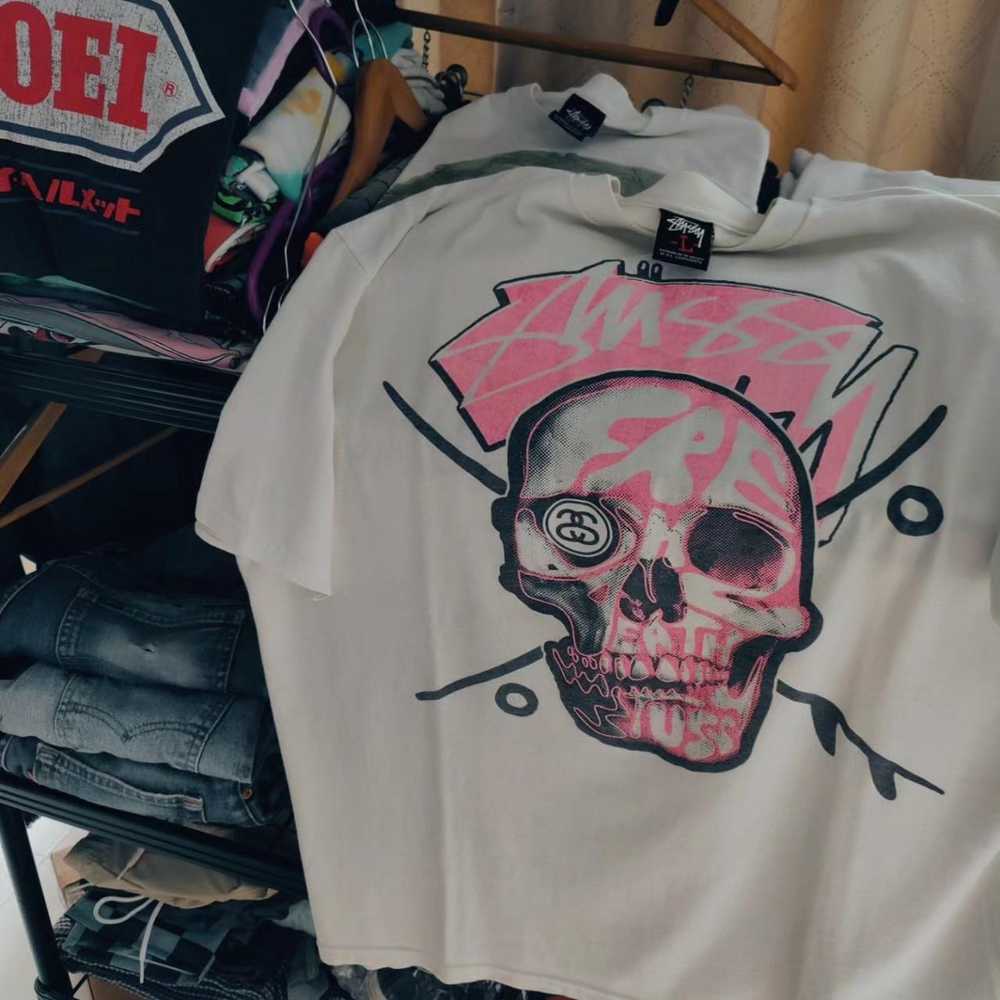 Stussy 💀 Fresh & Death Skull - image 1