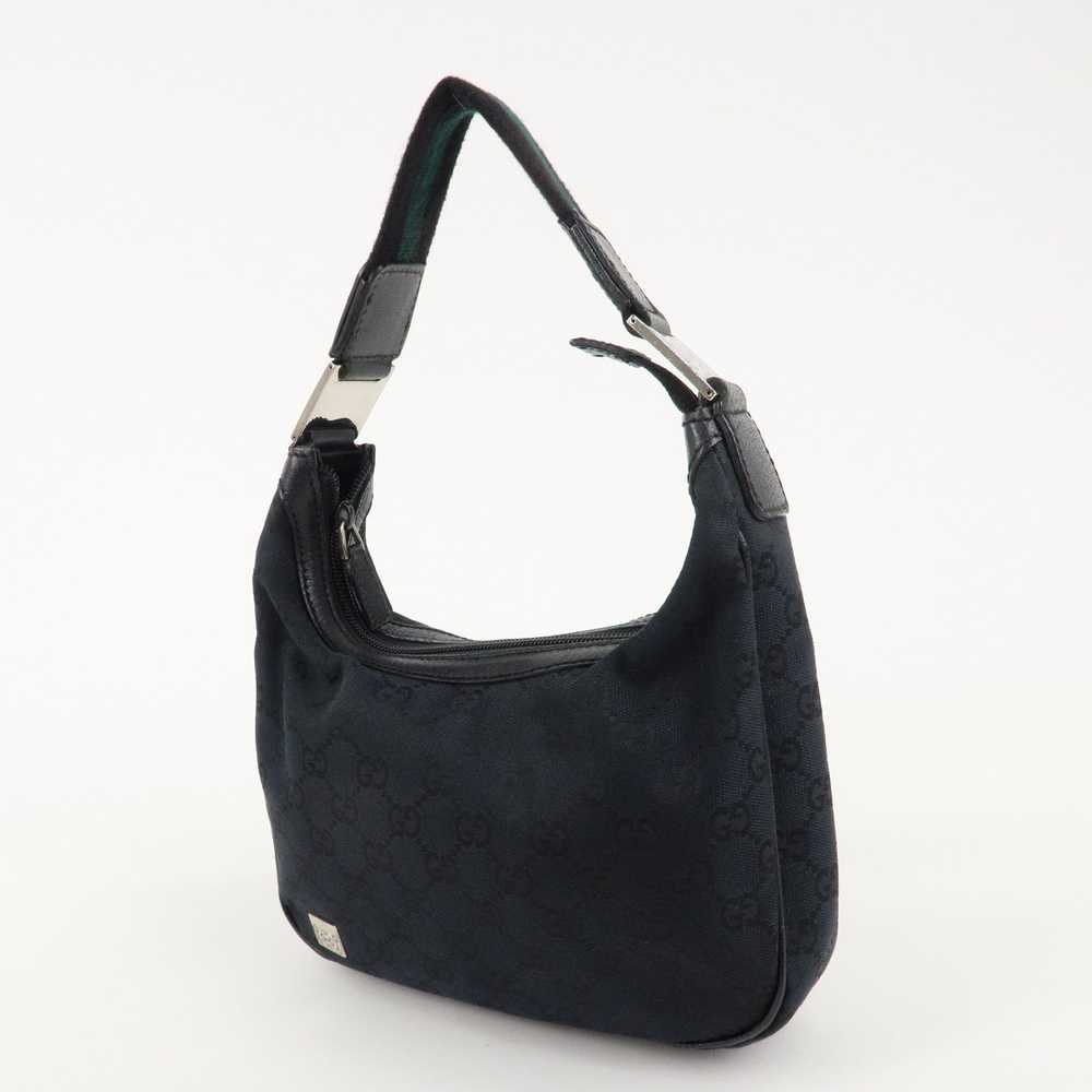 GUCCI Sherry GG Canvas Leather One Shoulder Bag B… - image 3