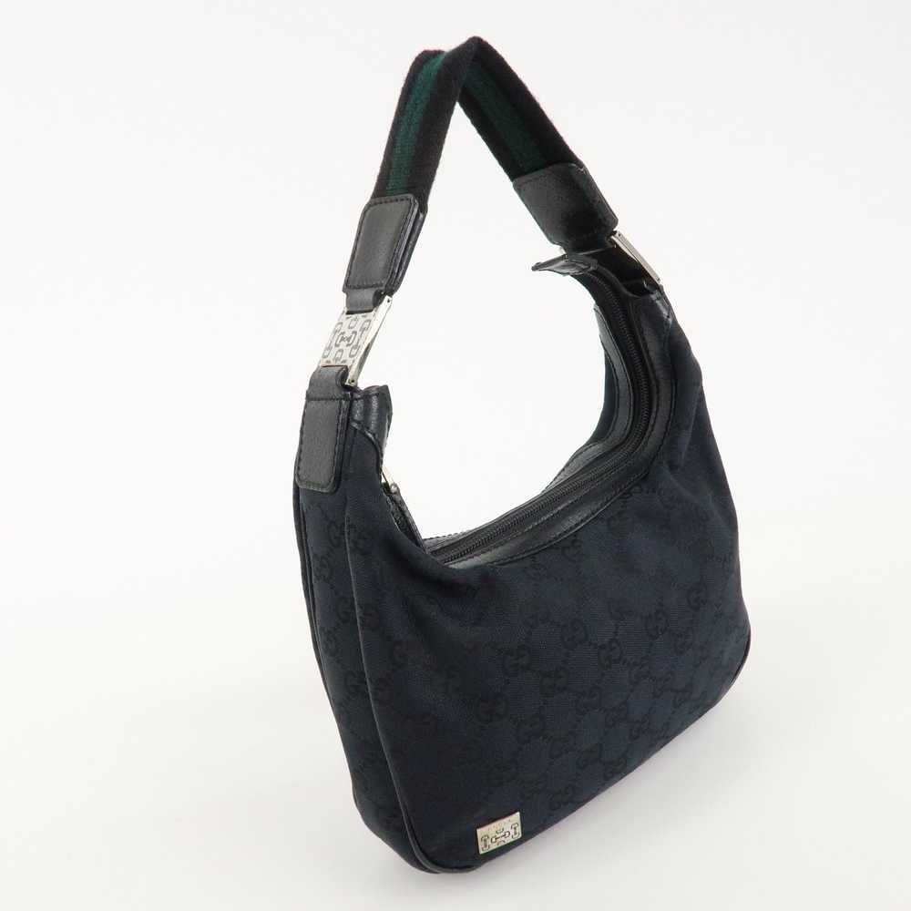 GUCCI Sherry GG Canvas Leather One Shoulder Bag B… - image 4