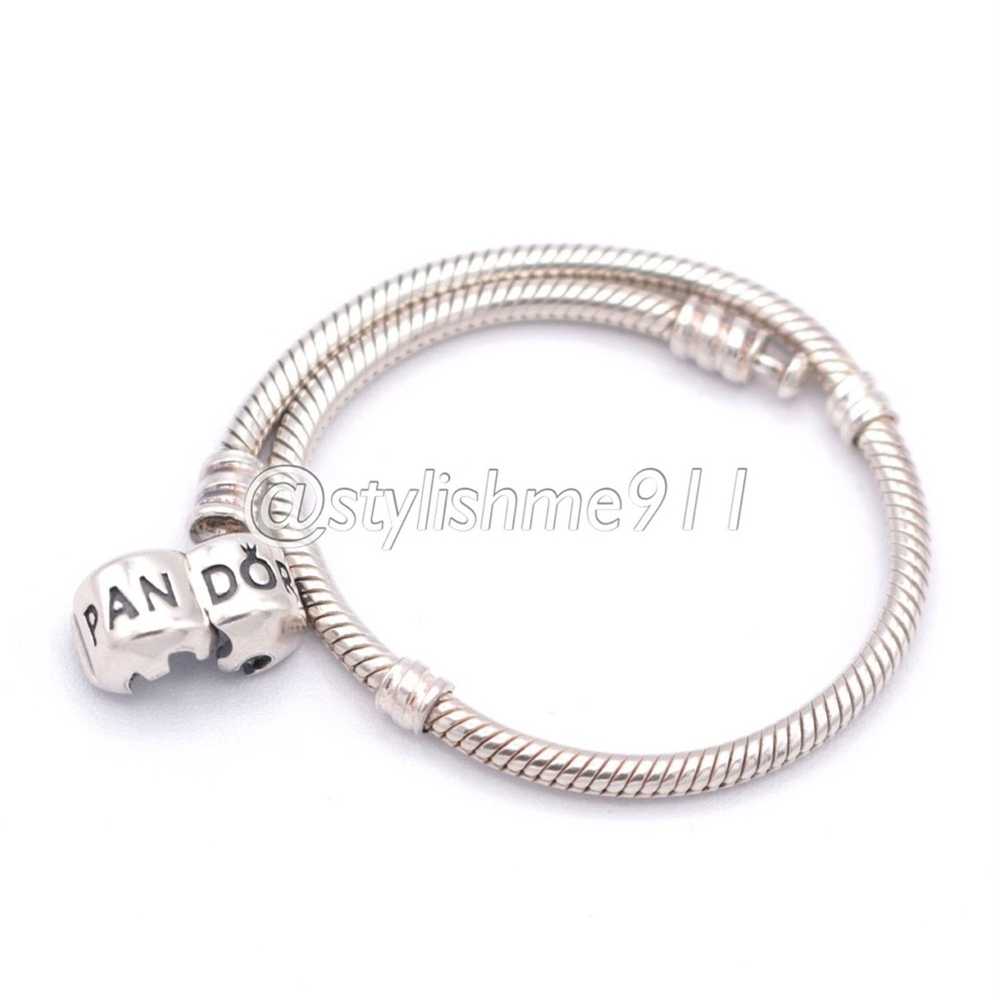 pandora Authentic PANDORA Moments Barrel Clasp Ch… - image 4