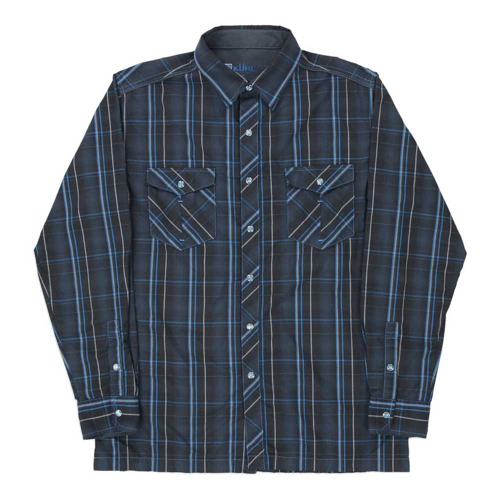 Kuhl Checked Shirt - Medium Navy Cotton - image 1