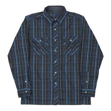 Kuhl Checked Shirt - Medium Navy Cotton - image 1