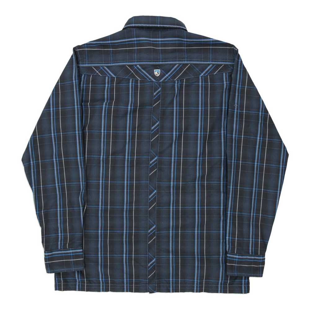 Kuhl Checked Shirt - Medium Navy Cotton - image 2