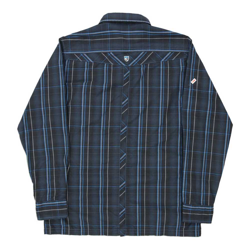 Kuhl Checked Shirt - Medium Navy Cotton - image 3