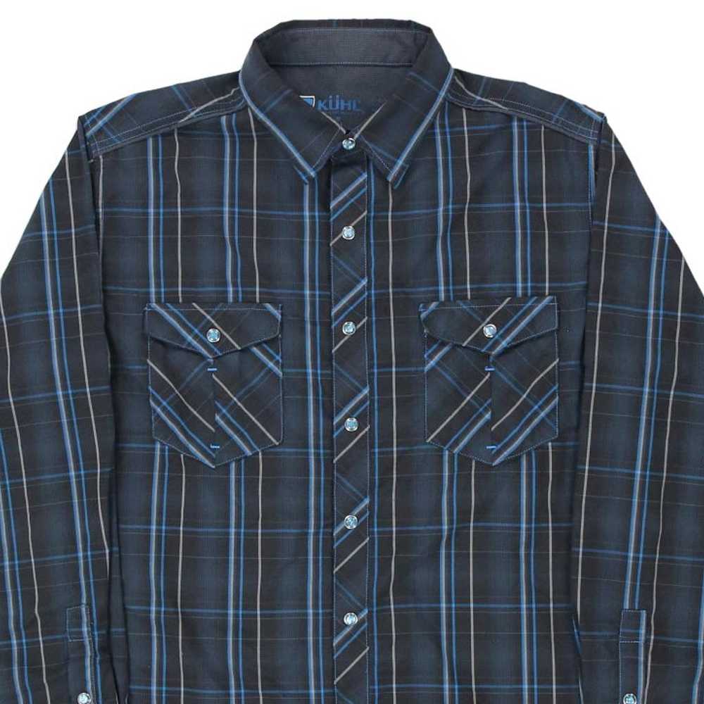 Kuhl Checked Shirt - Medium Navy Cotton - image 4