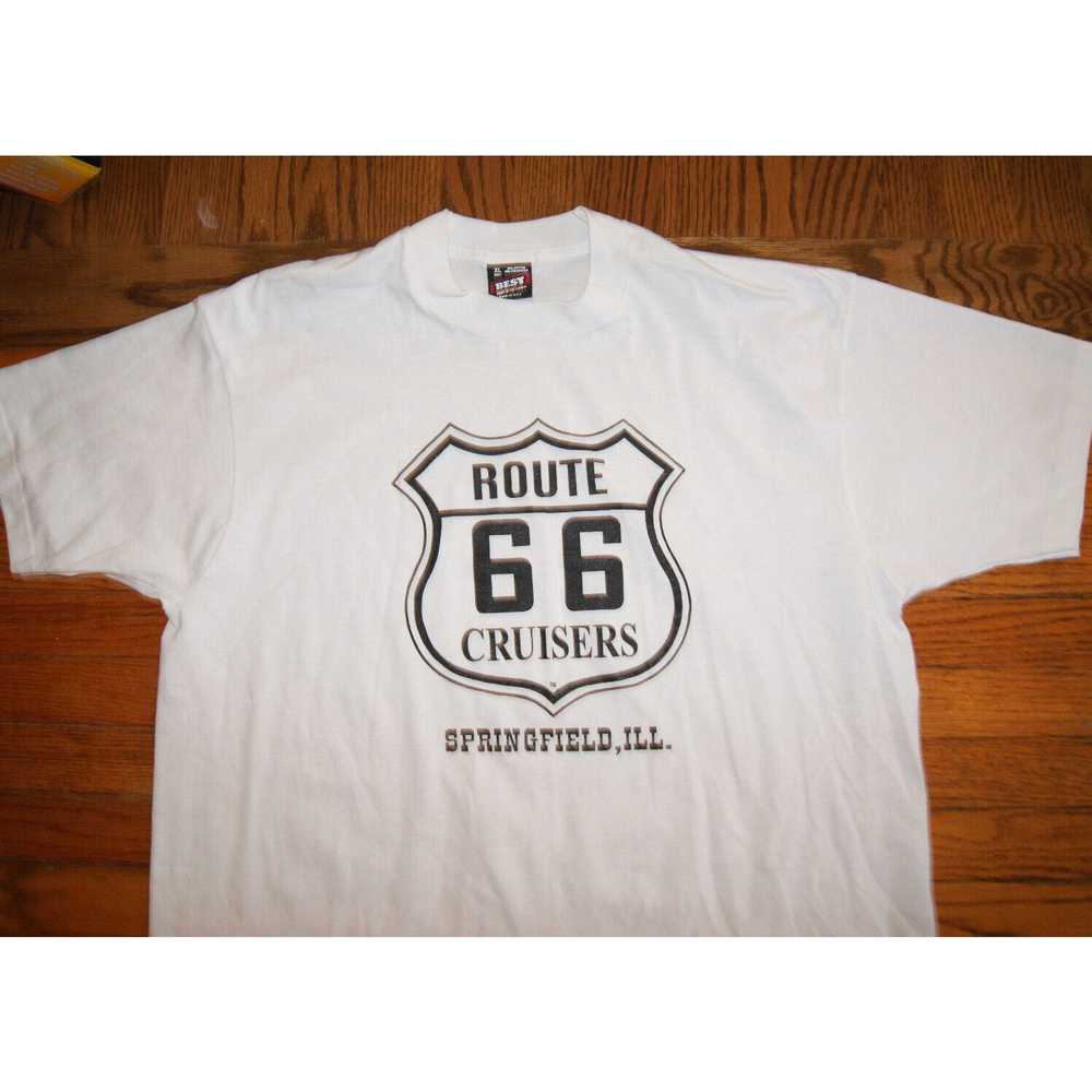 Fruit Of The Loom VTG ROUTE 66 CRUISERS Spfld IL … - image 1