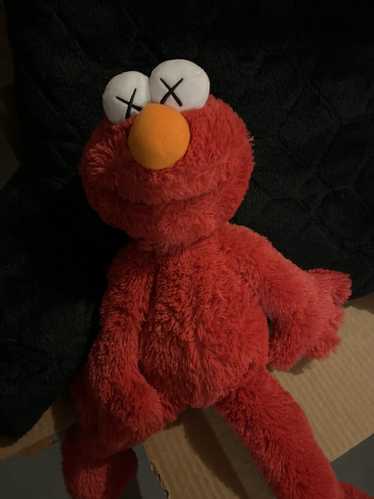 Kaws X Sesame Street Elmo Plush DOLL newest - NWOT -