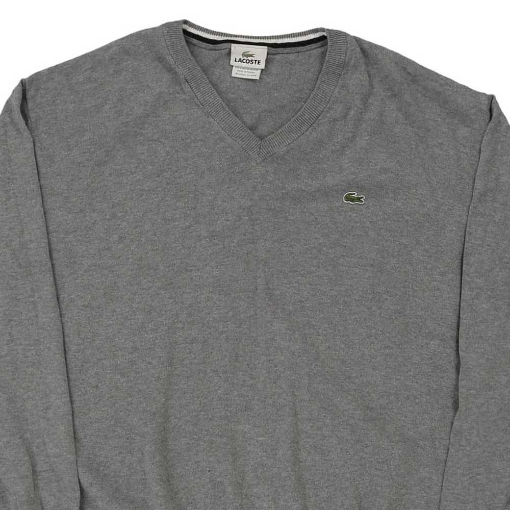 Lacoste Jumper - XL Grey Cotton - image 4