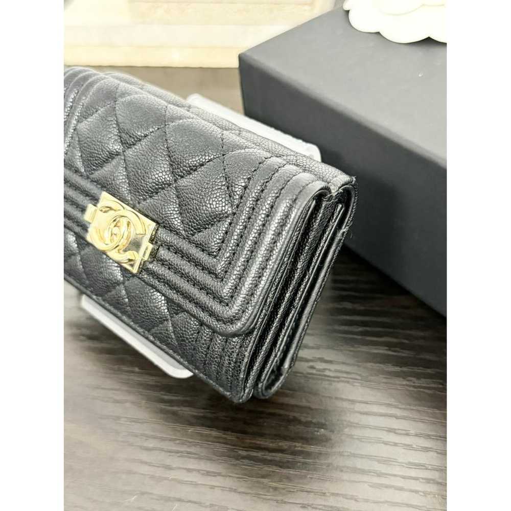 Chanel Boy leather wallet - image 3