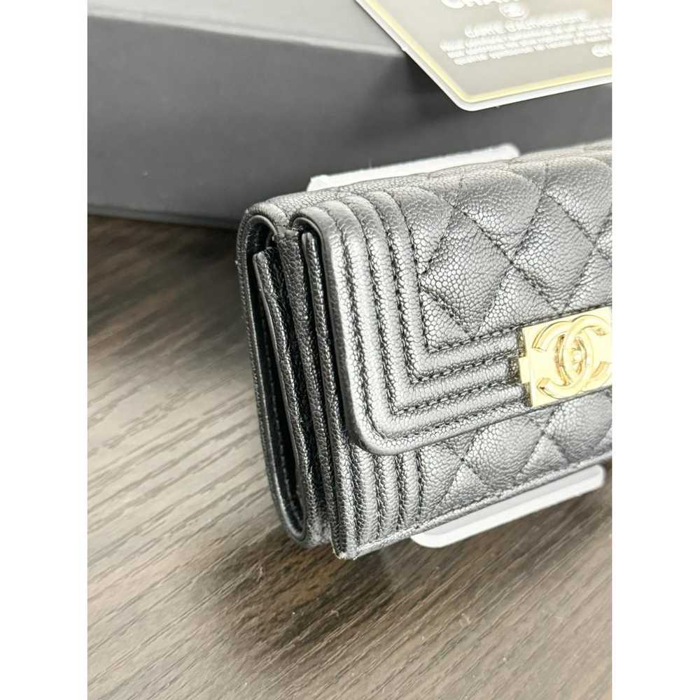 Chanel Boy leather wallet - image 4