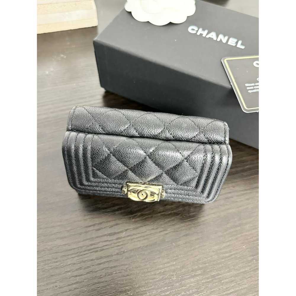 Chanel Boy leather wallet - image 5