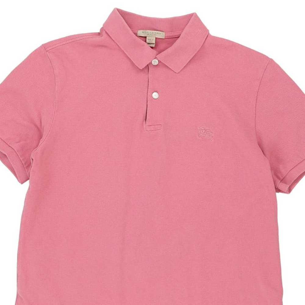 Burberry Brit Polo Shirt - Medium Pink Cotton - image 3