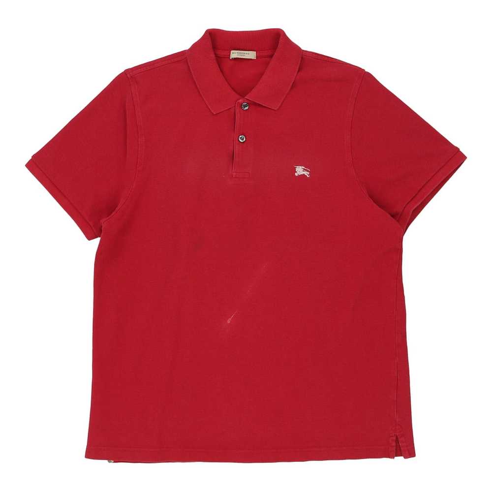 Burberry London Polo Shirt - Large Red Cotton - image 1