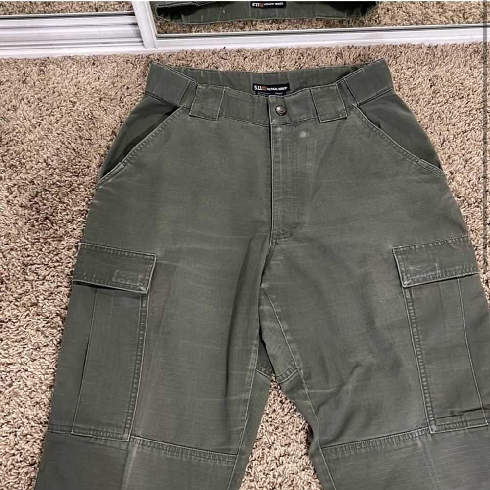 5.11 × Vintage Green Cargos - image 2