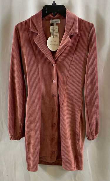 NWT Lost + Wander Womens Purple Corduroy Notch La… - image 1