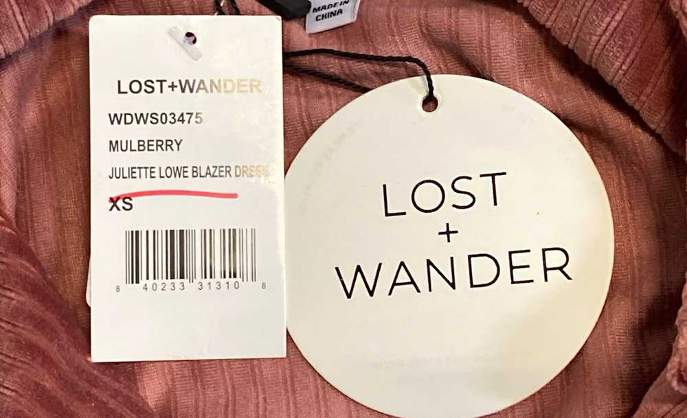 NWT Lost + Wander Womens Purple Corduroy Notch La… - image 6