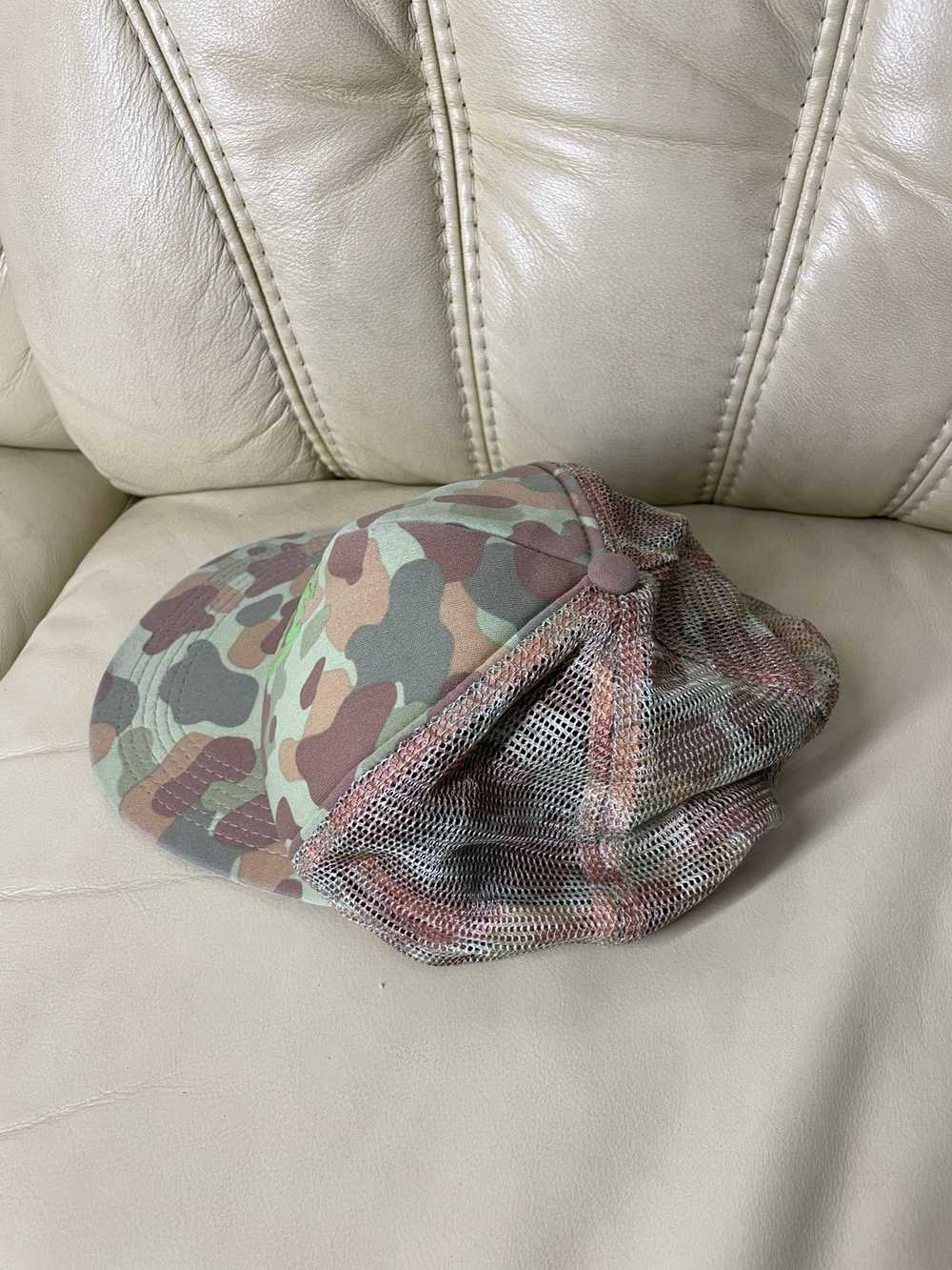 Stussy × Vintage Stussy Trucker Cap Camo Hat Bape… - image 5