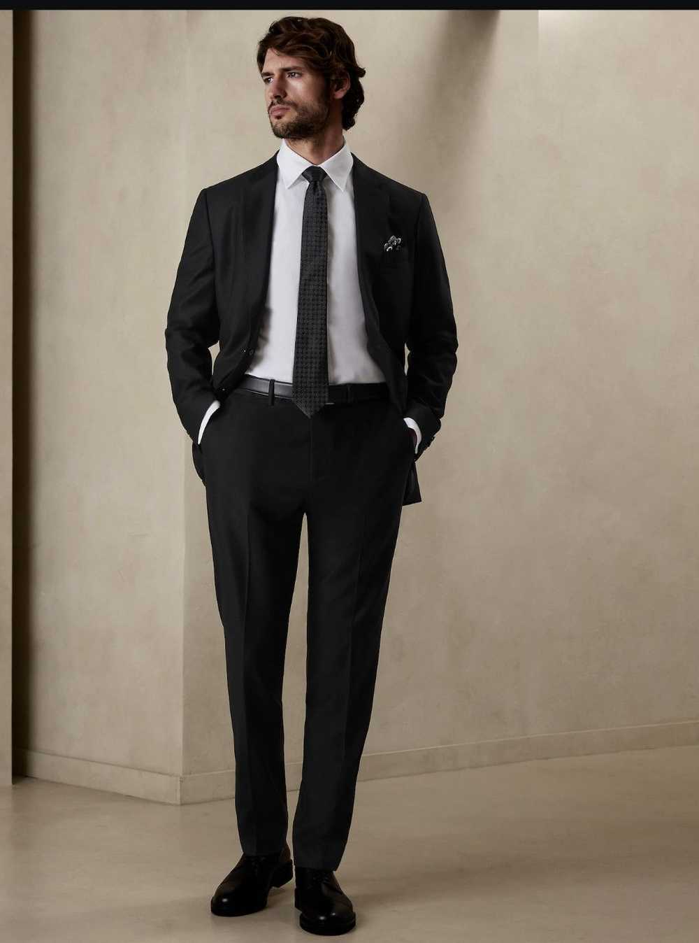 Banana Republic BR Signature Italian Hopsack Suit… - image 4