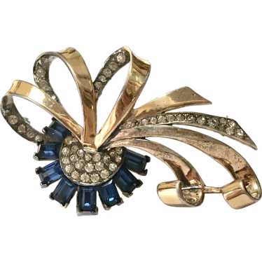 Marcel Boucher Sterling Ribbon Bow Brooch – MB Ph… - image 1