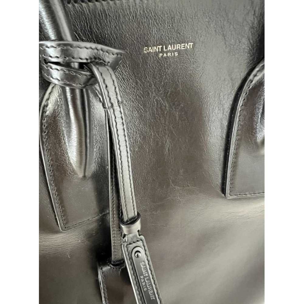 Saint Laurent Sac North/South Sac de jour leather… - image 9