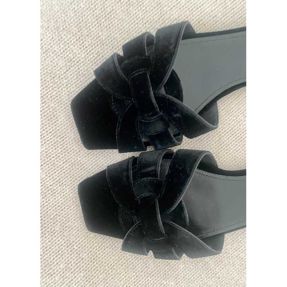 Saint Laurent Velvet mules - image 3