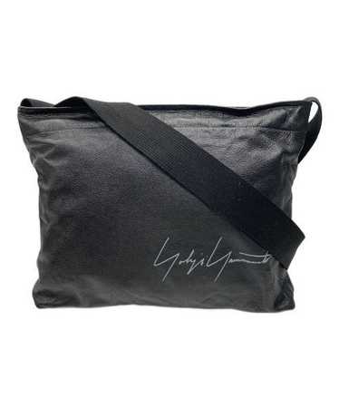Yohji Yamamoto ボストンハンドバッグ グレー レザー - メルカリ