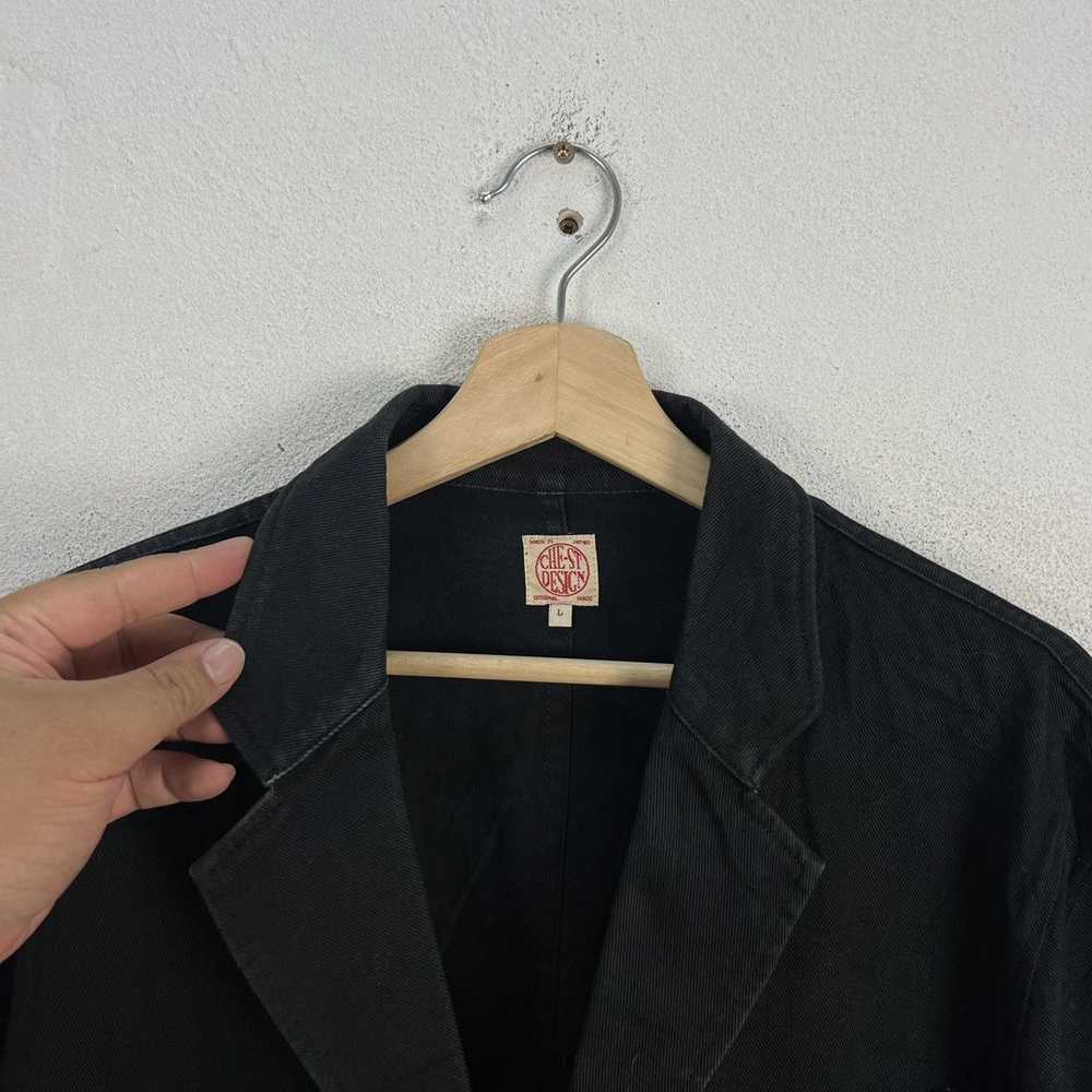 Japanese Brand VINTAGE HIKORY CHORE JACKET CHEST … - image 7