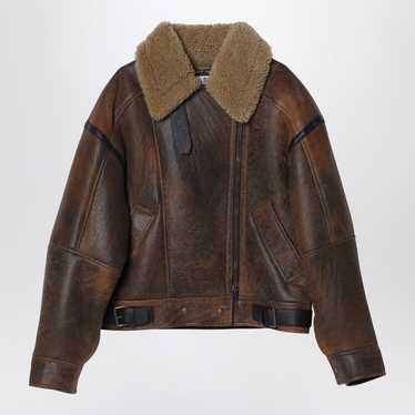 Acne Studios o1d2blof0724 Leather Shearling Jacke… - image 1