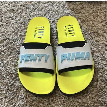 Fenty puma slides maroon best sale