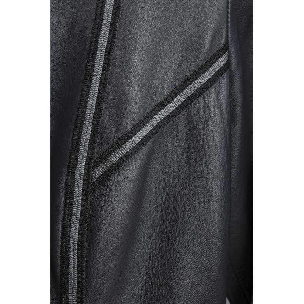 Armani Collezioni Leather biker jacket - image 8