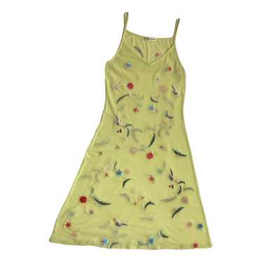 Vivienne store Tam Vintage Colorblock Floral Dress