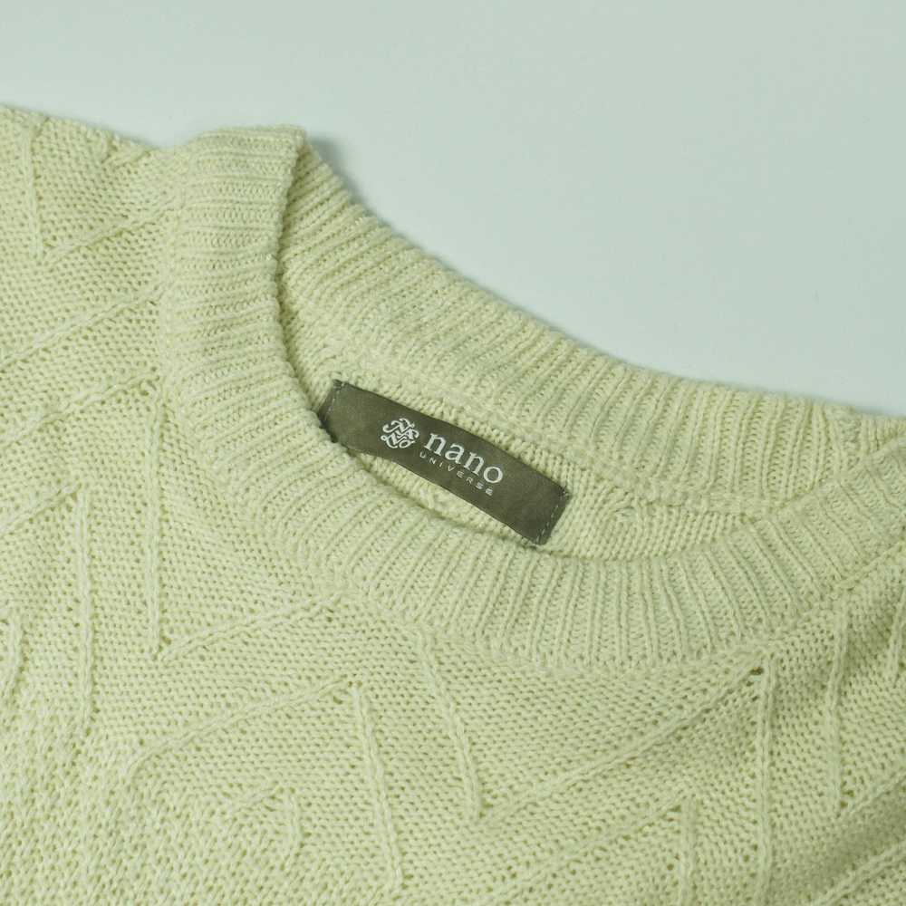 Coloured Cable Knit Sweater × Japanese Brand × Na… - image 4