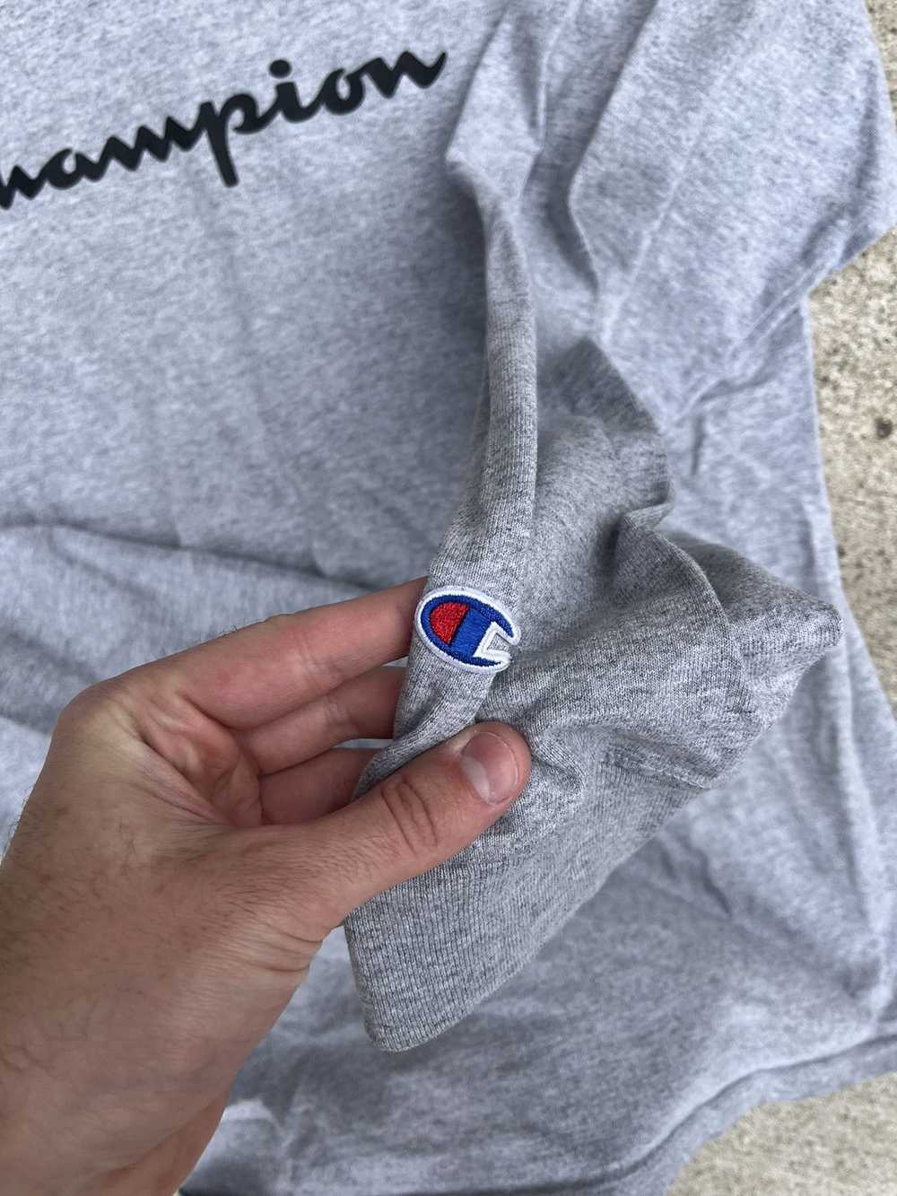 Champion Champion Logo Long Sleeve - image 2