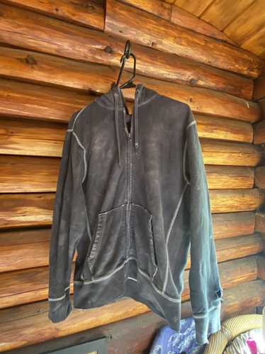 Japanese Brand Distressed Japanese zip up - image 1