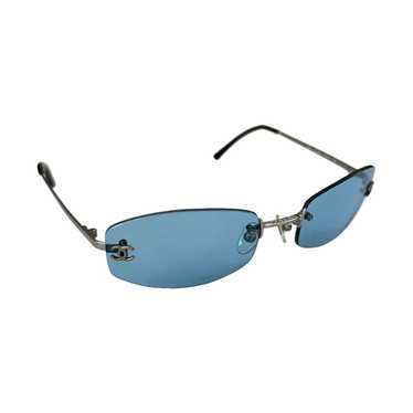 Chanel Chanel CC Logo Rimless Sunglasses - image 1