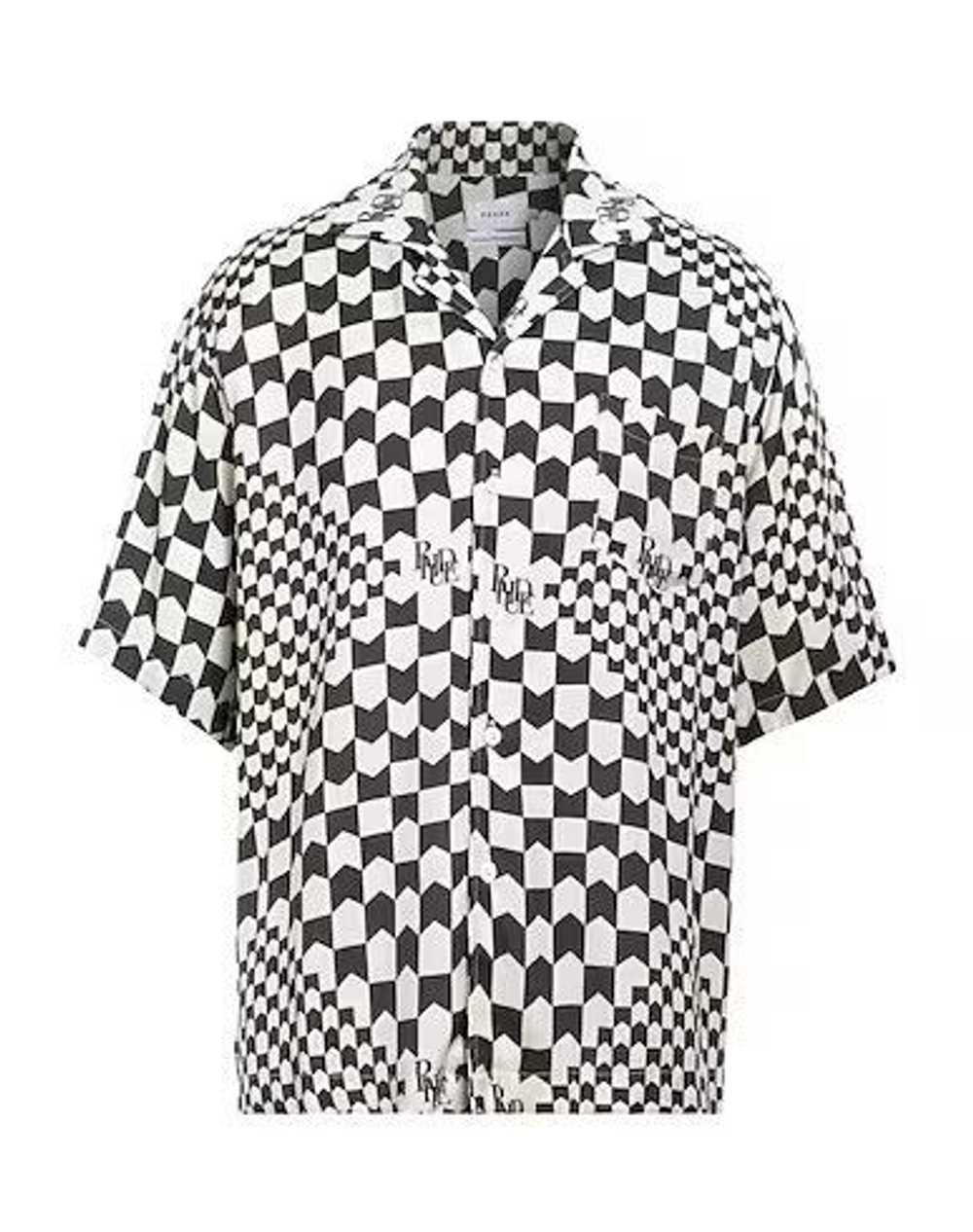 Rhude Rhude Logo Button Up Shirt All Over Print XL - image 4