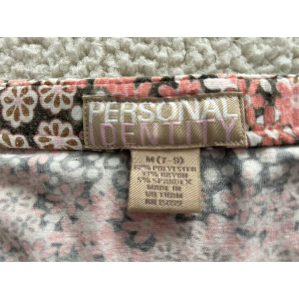 Other Personal Identity Pink Floral Pull On Knit … - image 3